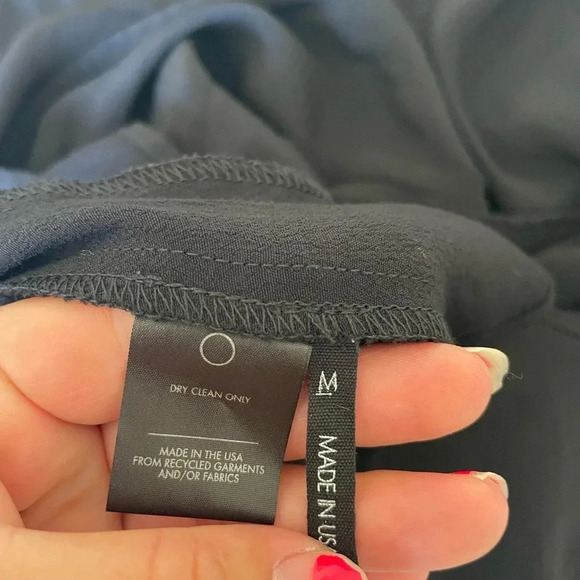 Reformation black magpie open back mini dress - Picture 9 of 11